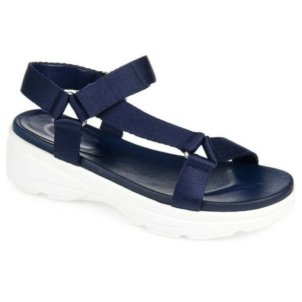 Journee Collection Womens Varro SandalsNAVY 7.5